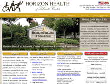 Tablet Screenshot of horizonhealthfresno.org